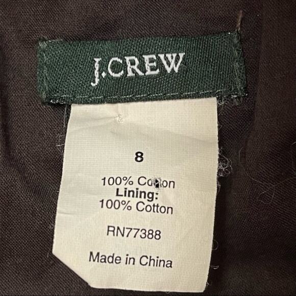 J‎ Crew Strapless Brown Dress Size 8 - Picture 8 of 10